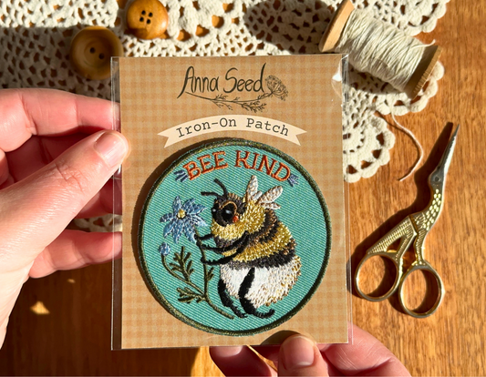 Iron-On Patch - Bee Kind
