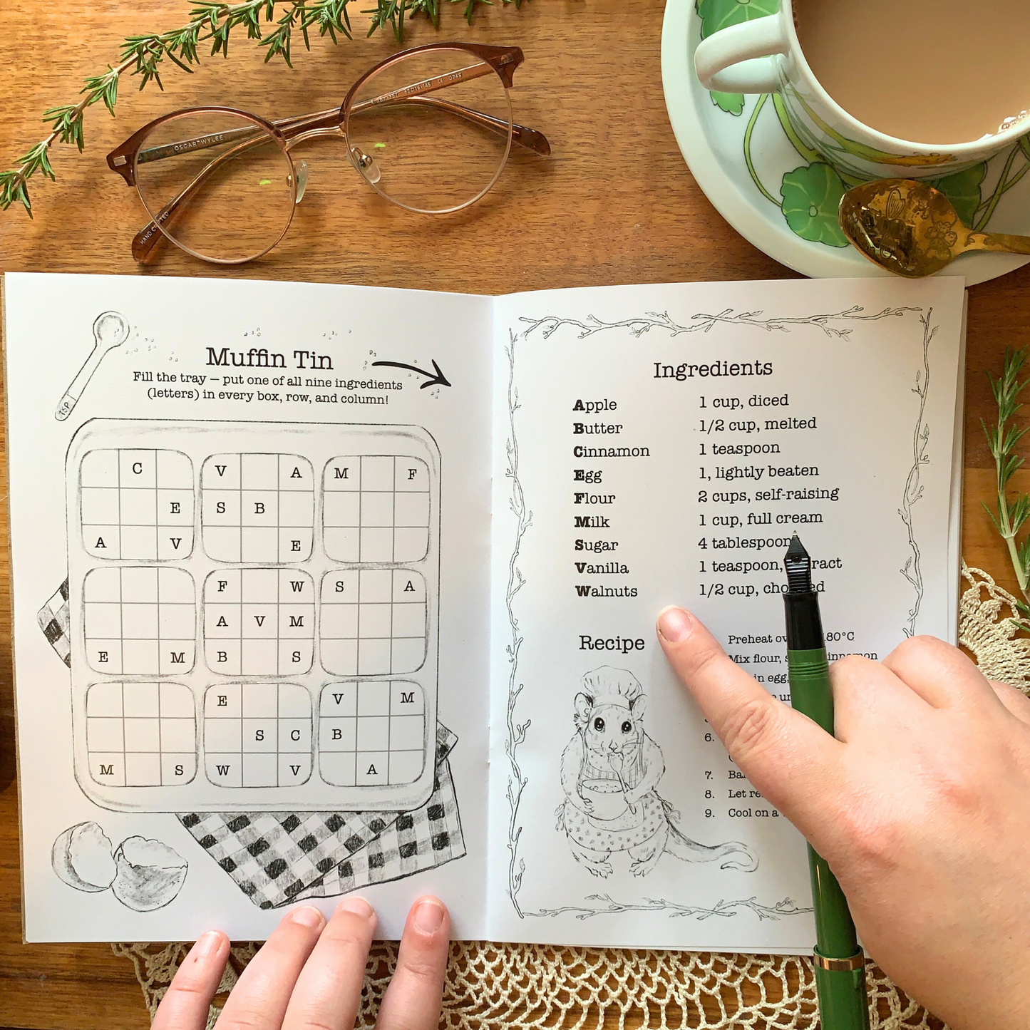 Activity Book - Cosiness - Delightful Puzzles, Colouring Pages, Gift Idea