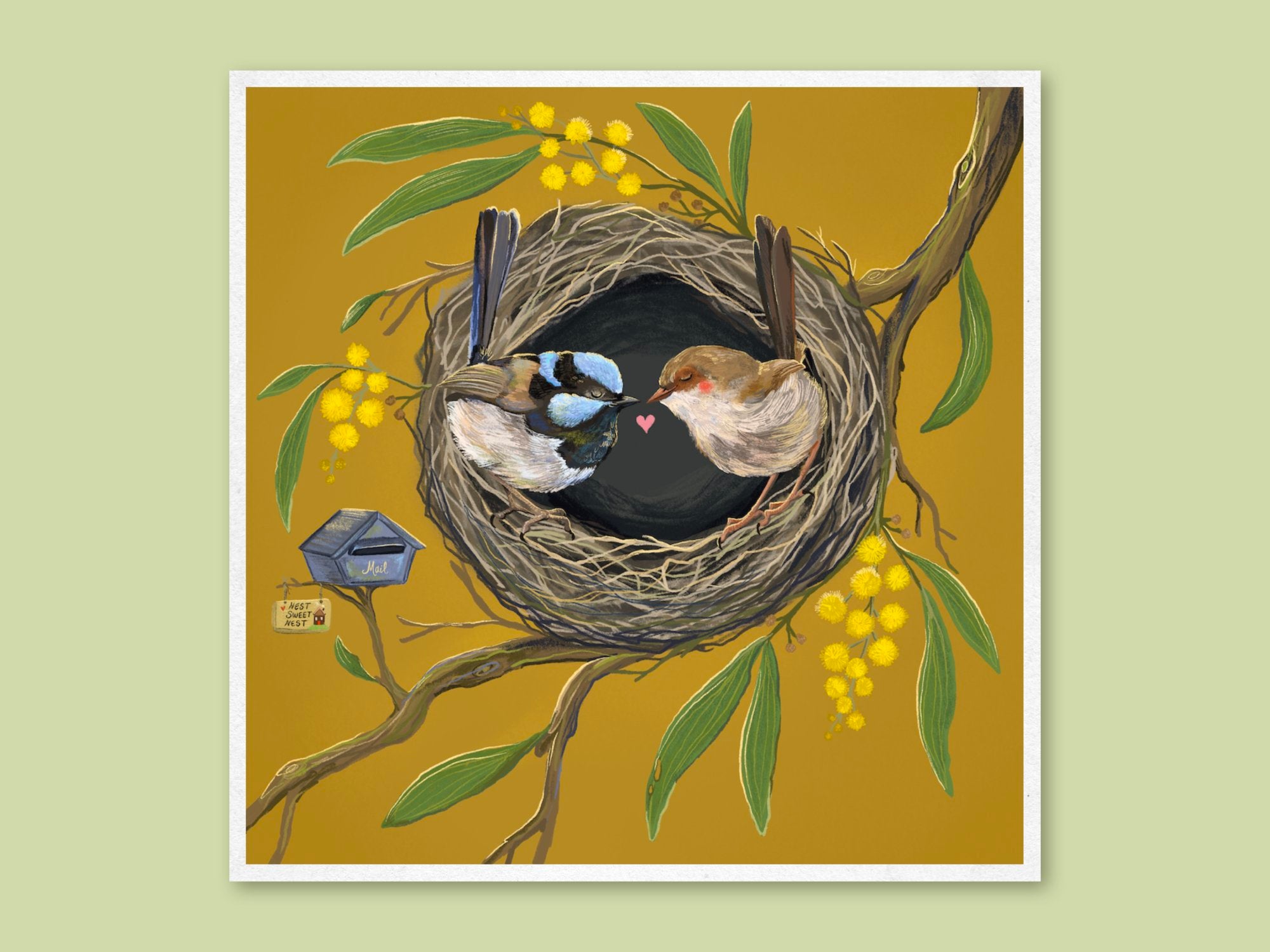 Art Print - Nest Sweet Nest – Anna Seed Art