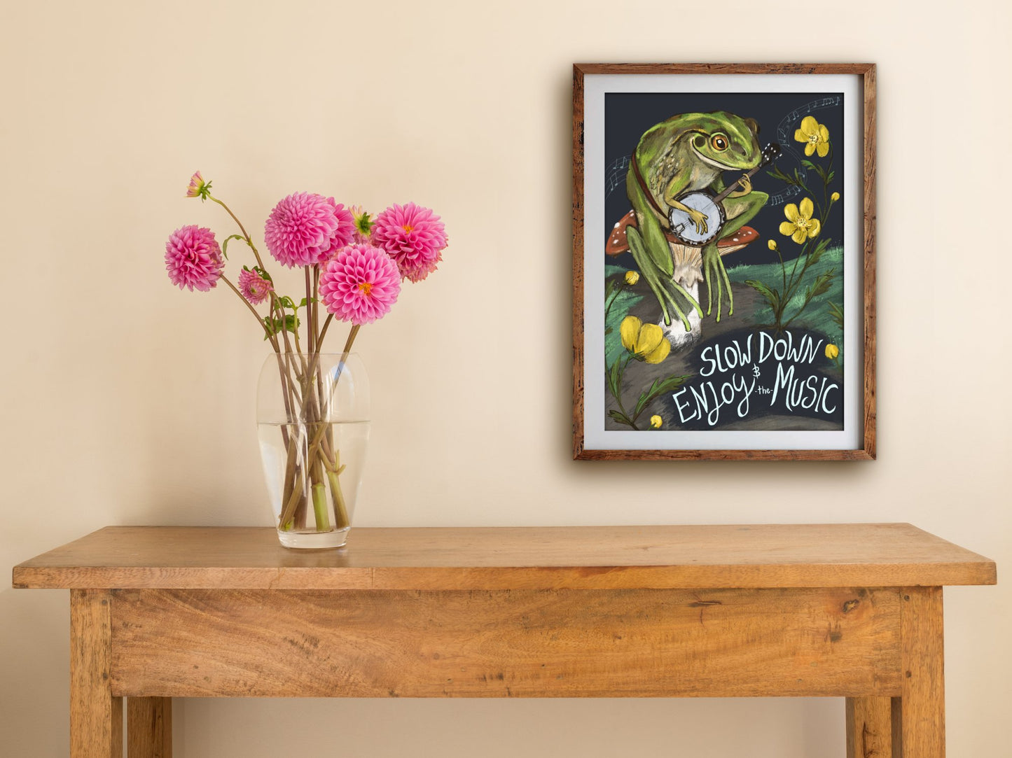 Anna Seed Art | Art Print - Slow Down - Fun illustration, wall art