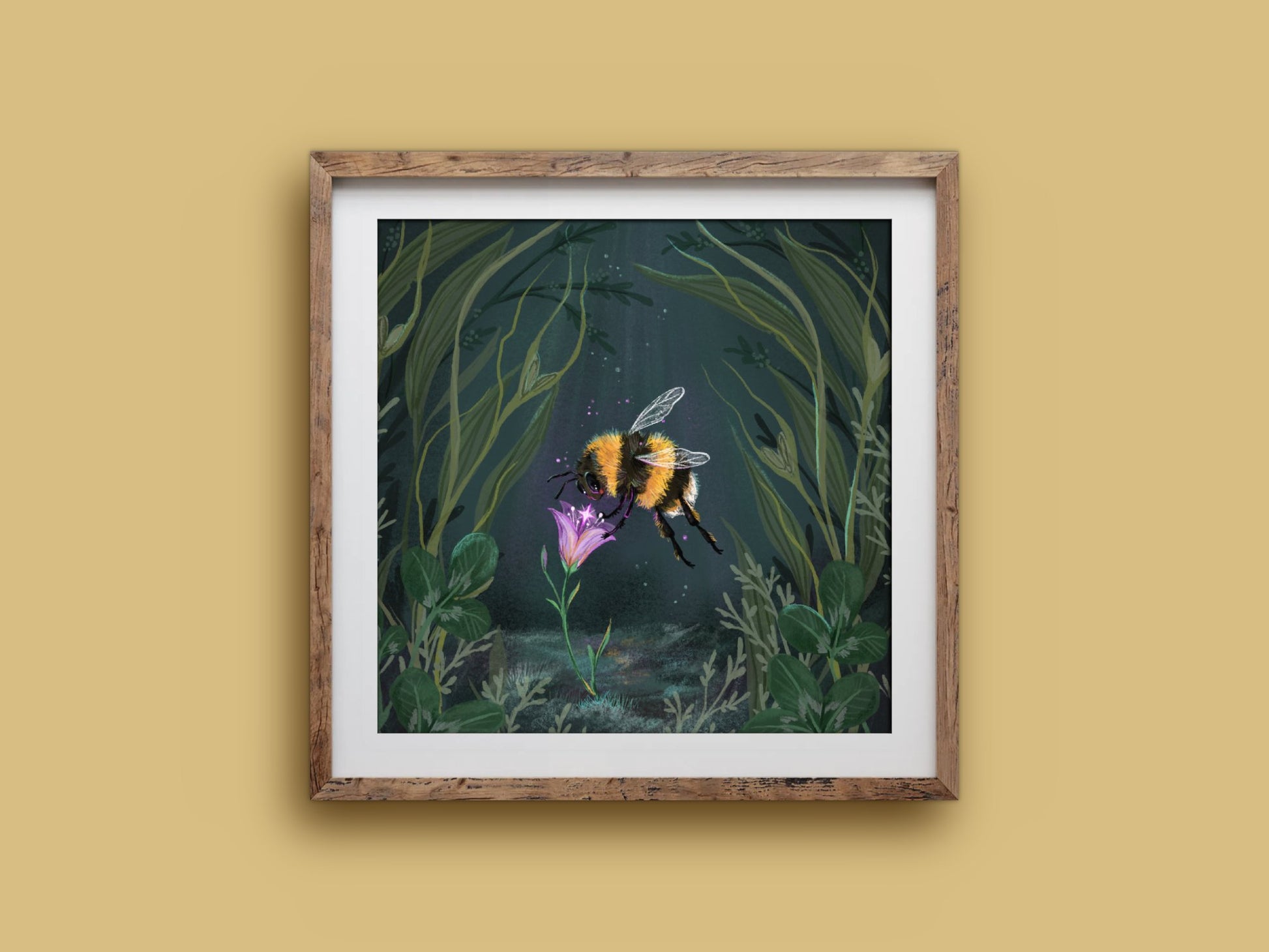 Anna Seed Art | Art Print - Starflower - Cute illustration, wall art