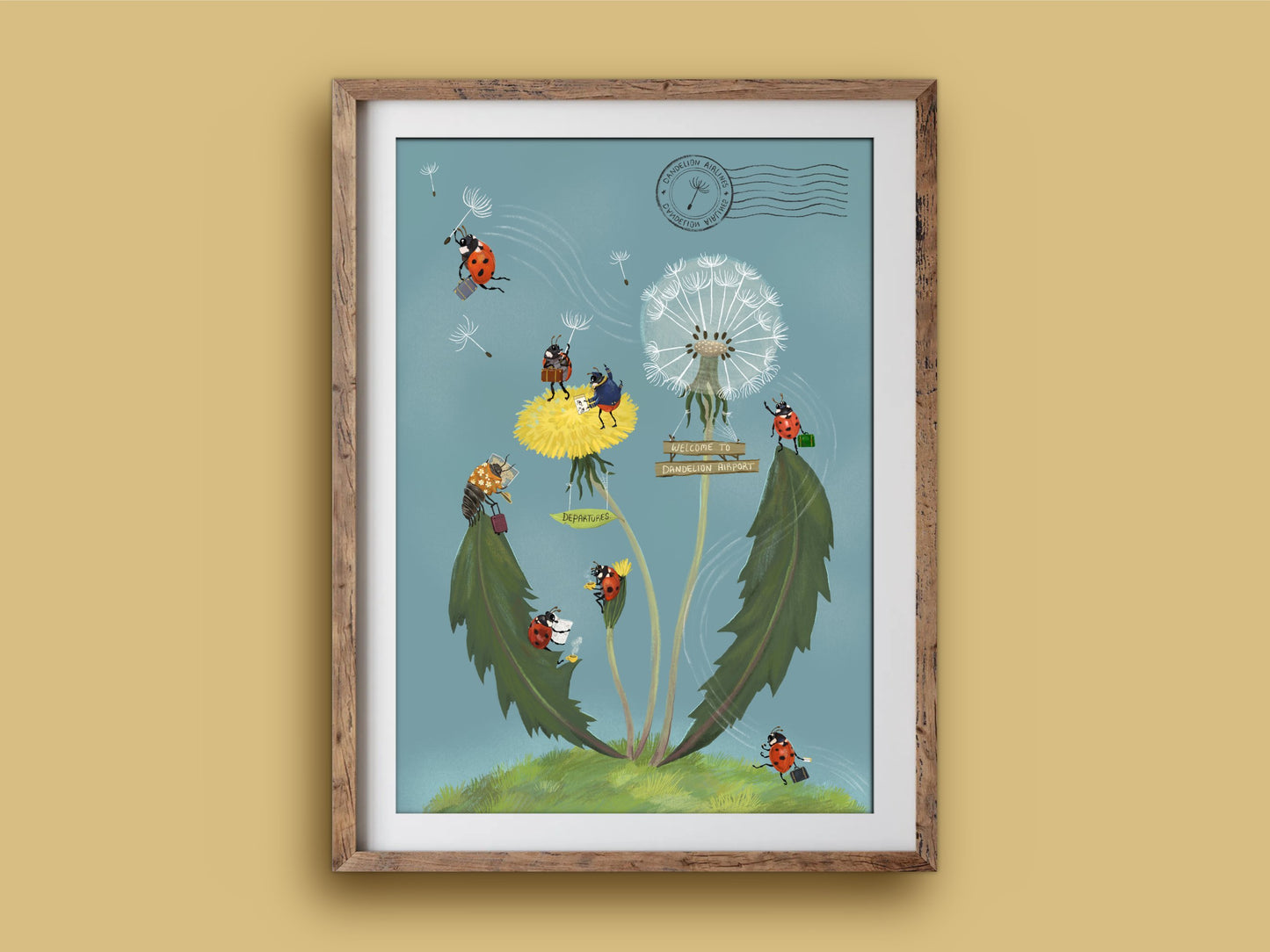 Art Print - Dandelion Airport