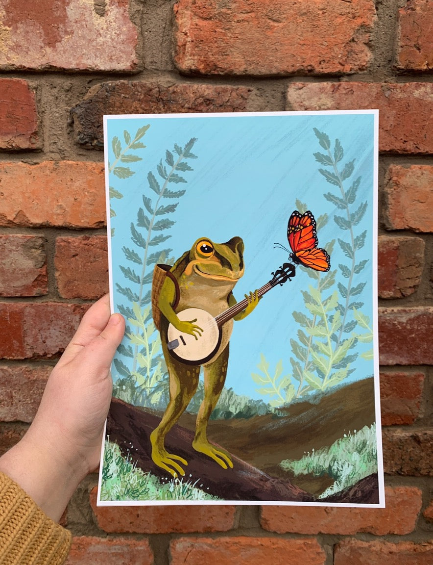 Art Print - Banjo Frog