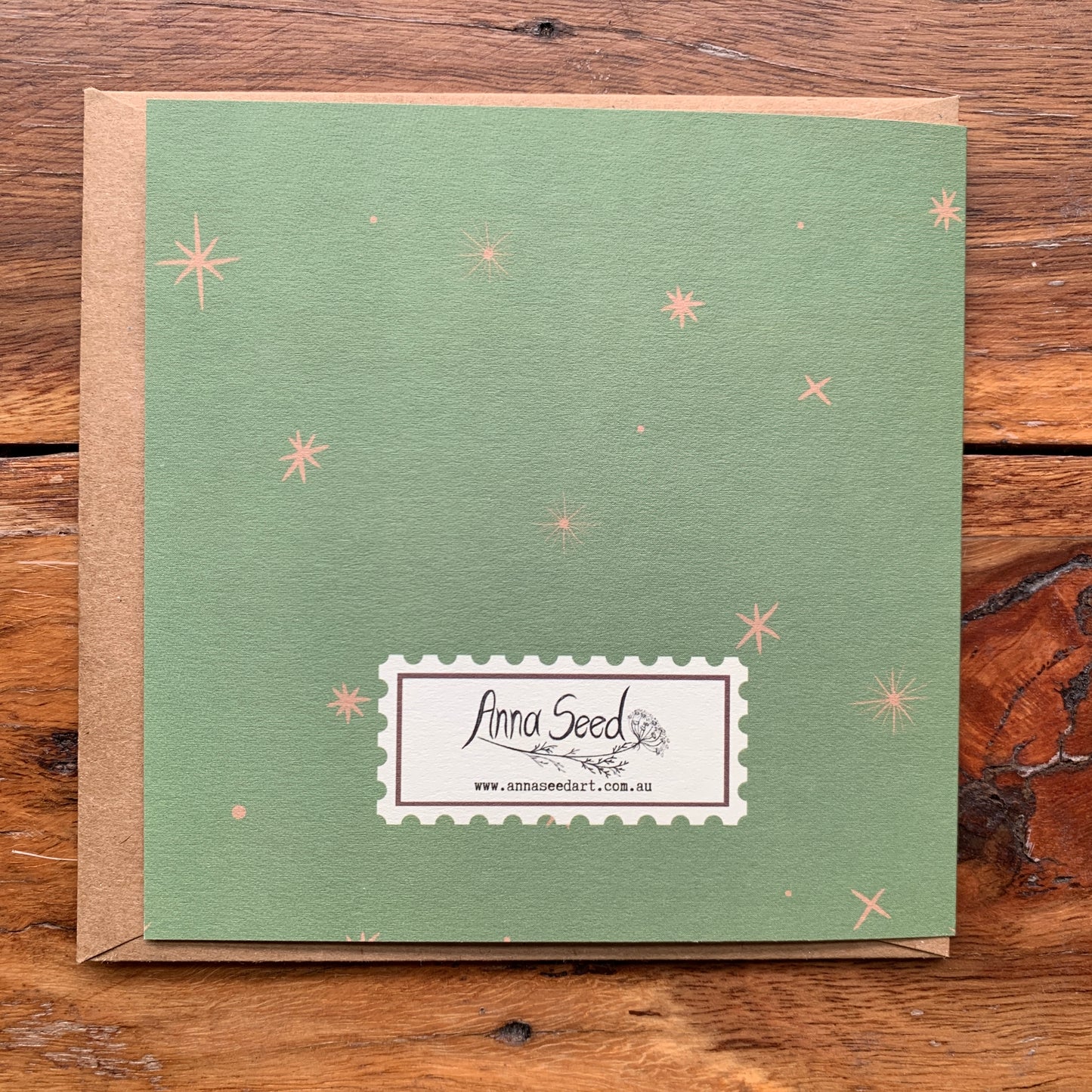 Anna Seed Art | Occasion Card - Welcome, little one. Cute flower illustration