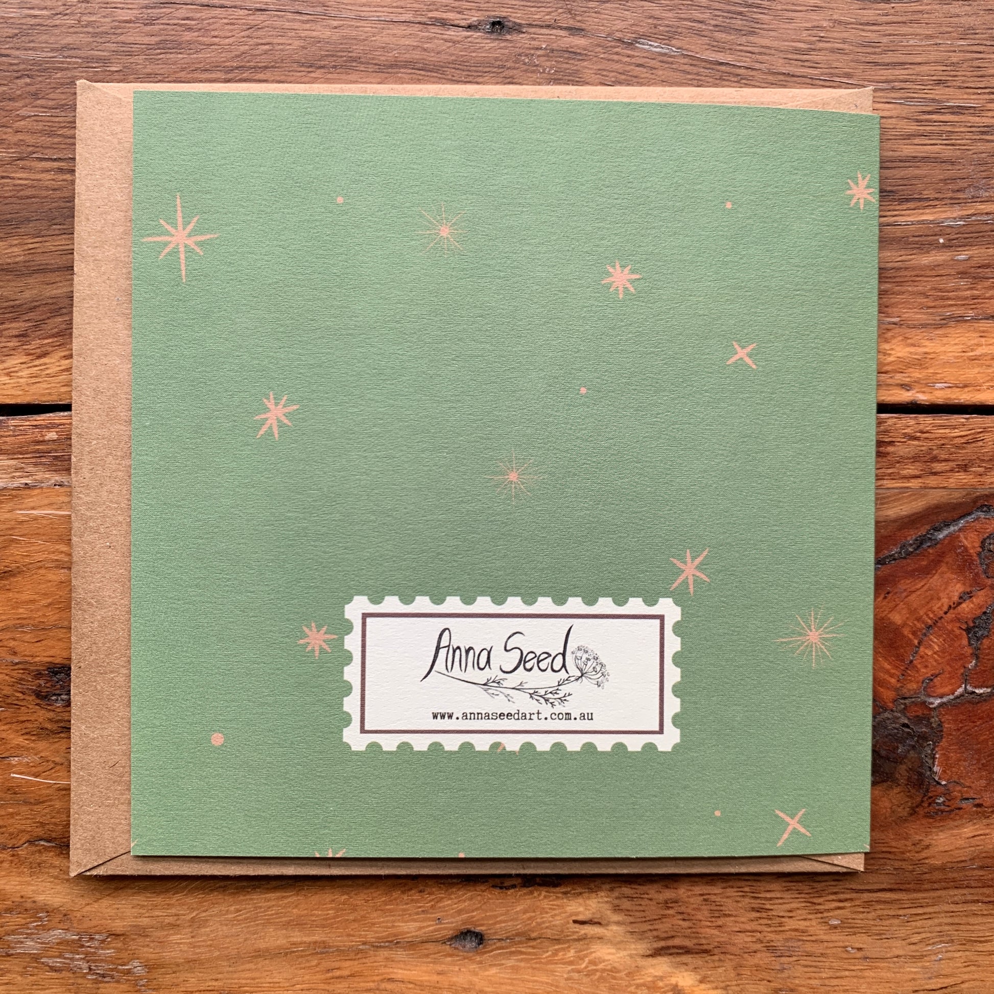 Anna Seed Art | Occasion Card - Welcome, little one. Cute flower illustration