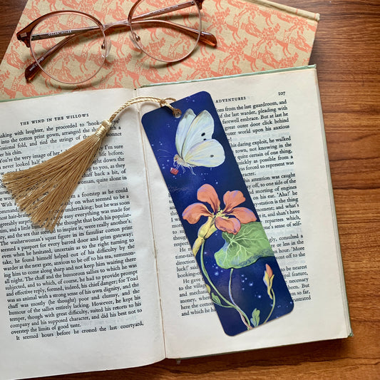 Anna Seed Art | Bookmark - Cabbage Moth - Cute illustration