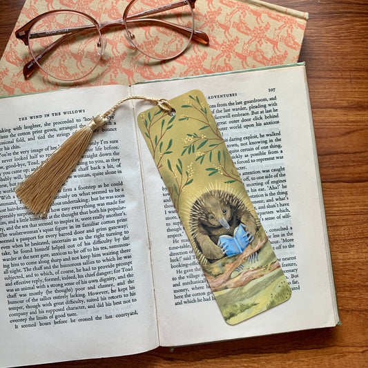 Anna Seed Art | Bookmark - Echidna - Cute illustration