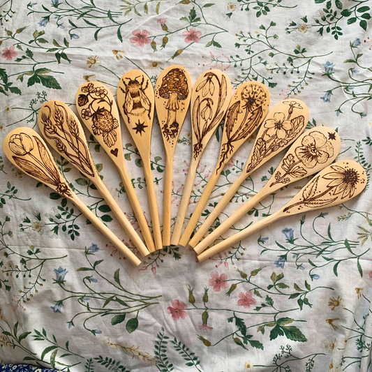 Hand-decorated Wooden Spoons