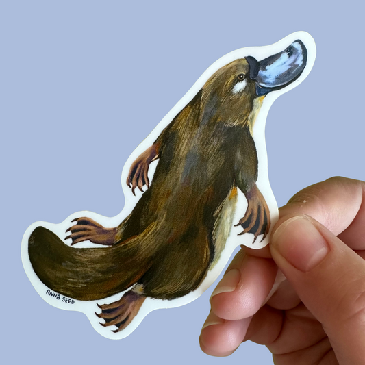 Sticker - Platypus - Matte waterproof vinyl