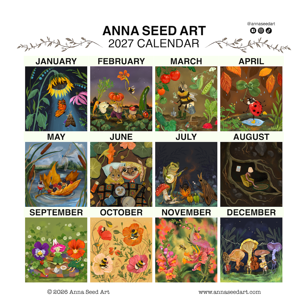 PRESALE – 2027 Wall Calendar