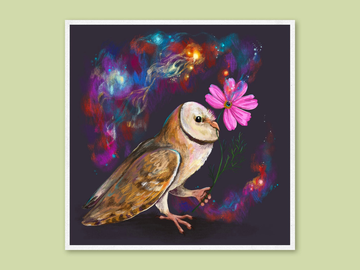 Anna Seed Art | Art Print - Cosmos - Beautiful illustration, wall art