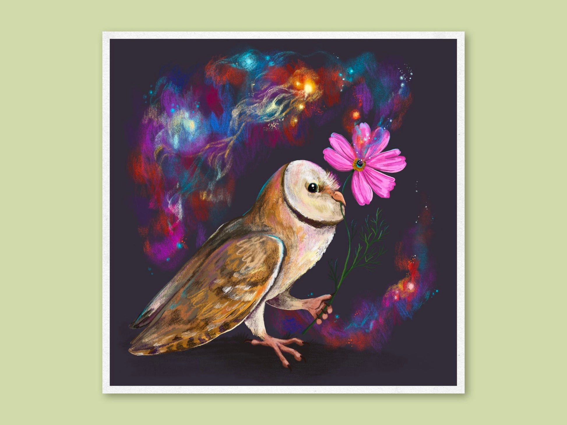 Anna Seed Art | Art Print - Cosmos - Beautiful illustration, wall art