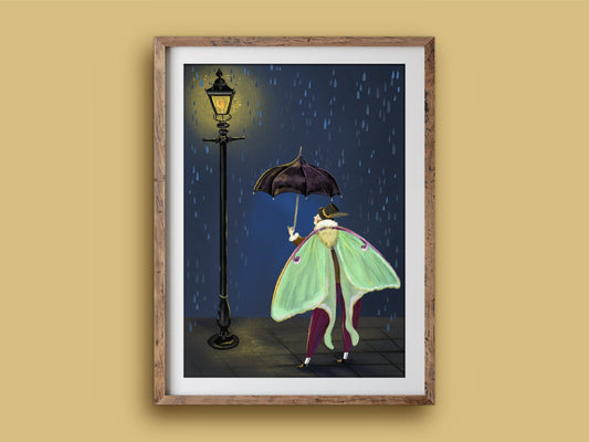Anna Seed Art | Art Print - Count von Luna - Whimsical nature illustration, wall art