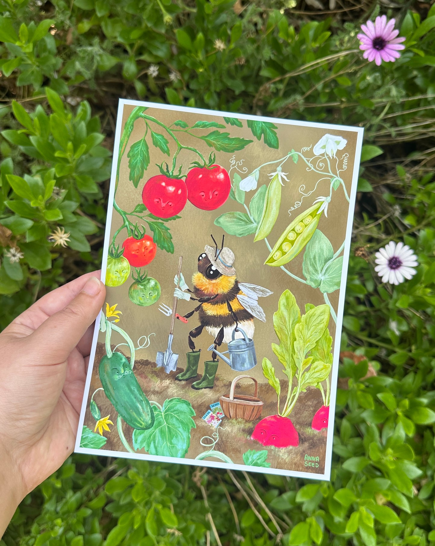 Art Print - Veggie Patch