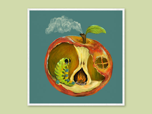 Anna Seed Art | Art Print - Home Sweet Home - Cute illustration, wall art