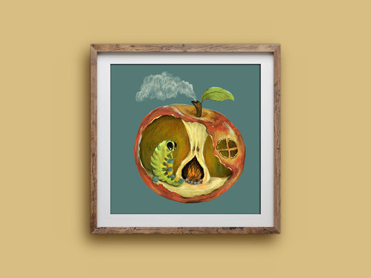 Anna Seed Art | Art Print - Home Sweet Home - Cute illustration, wall art
