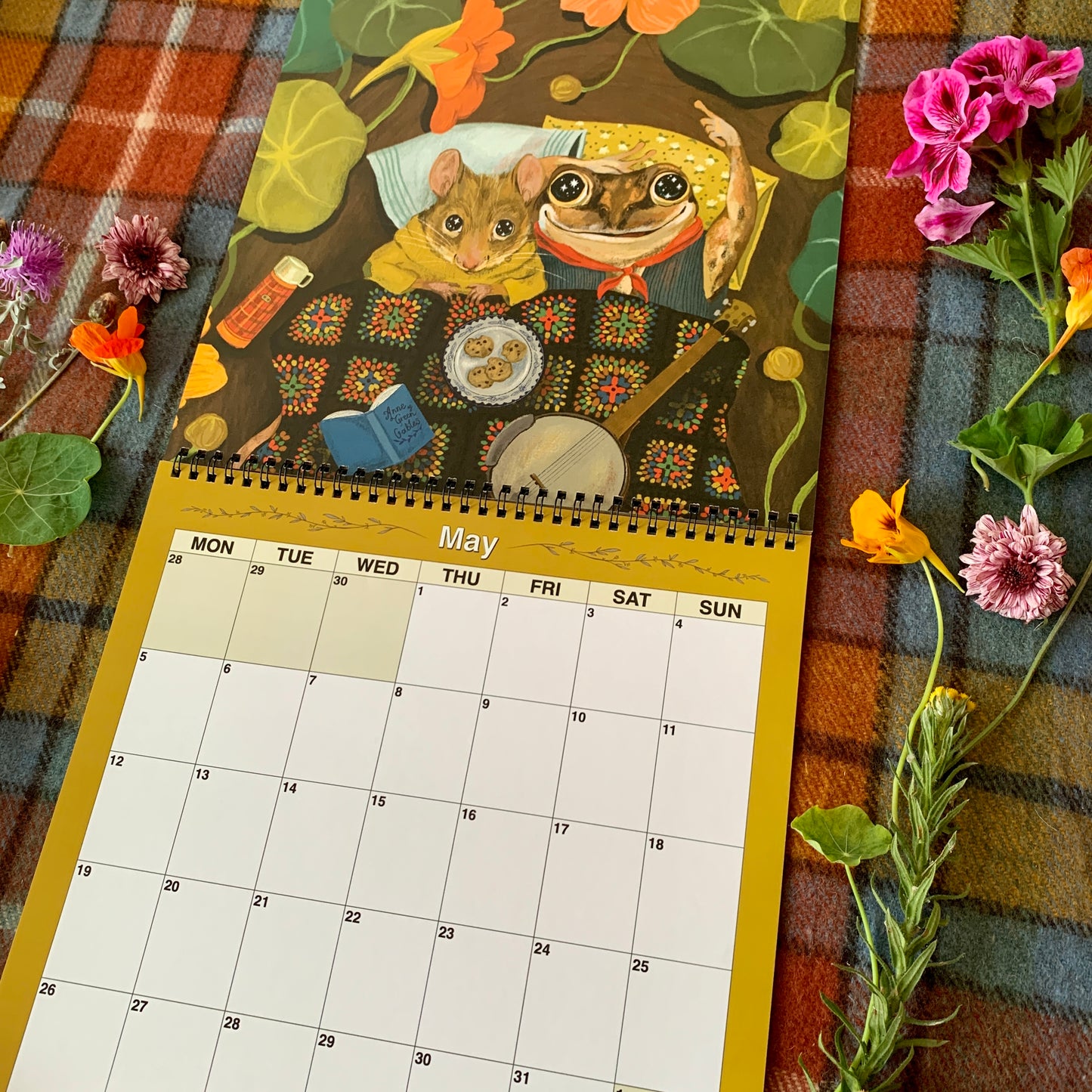 PRESALE - 2025 Wall Calendar - 12 Delightful Anna Seed Illustrations