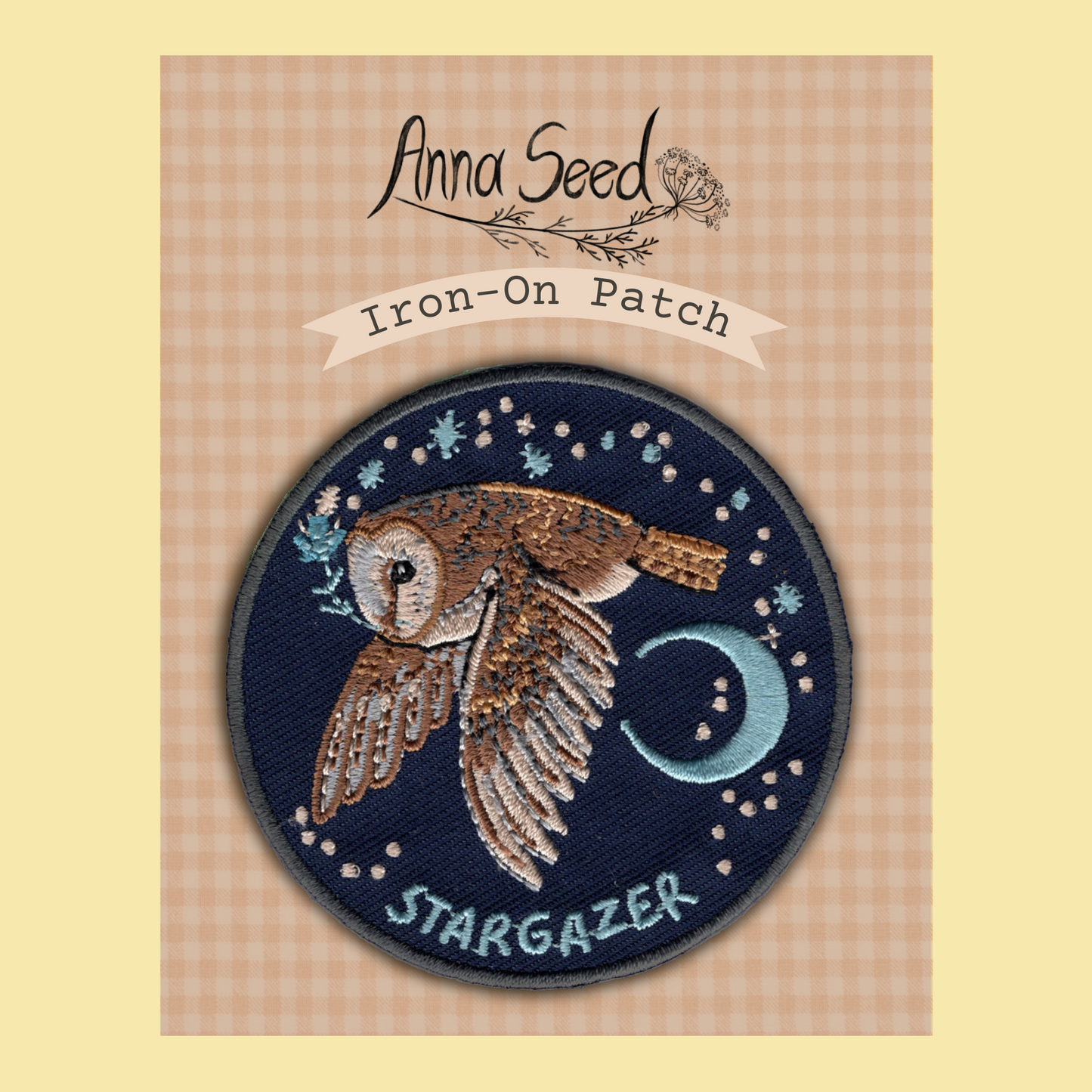 Iron-On Patch - Stargazer - Cute fabric patch