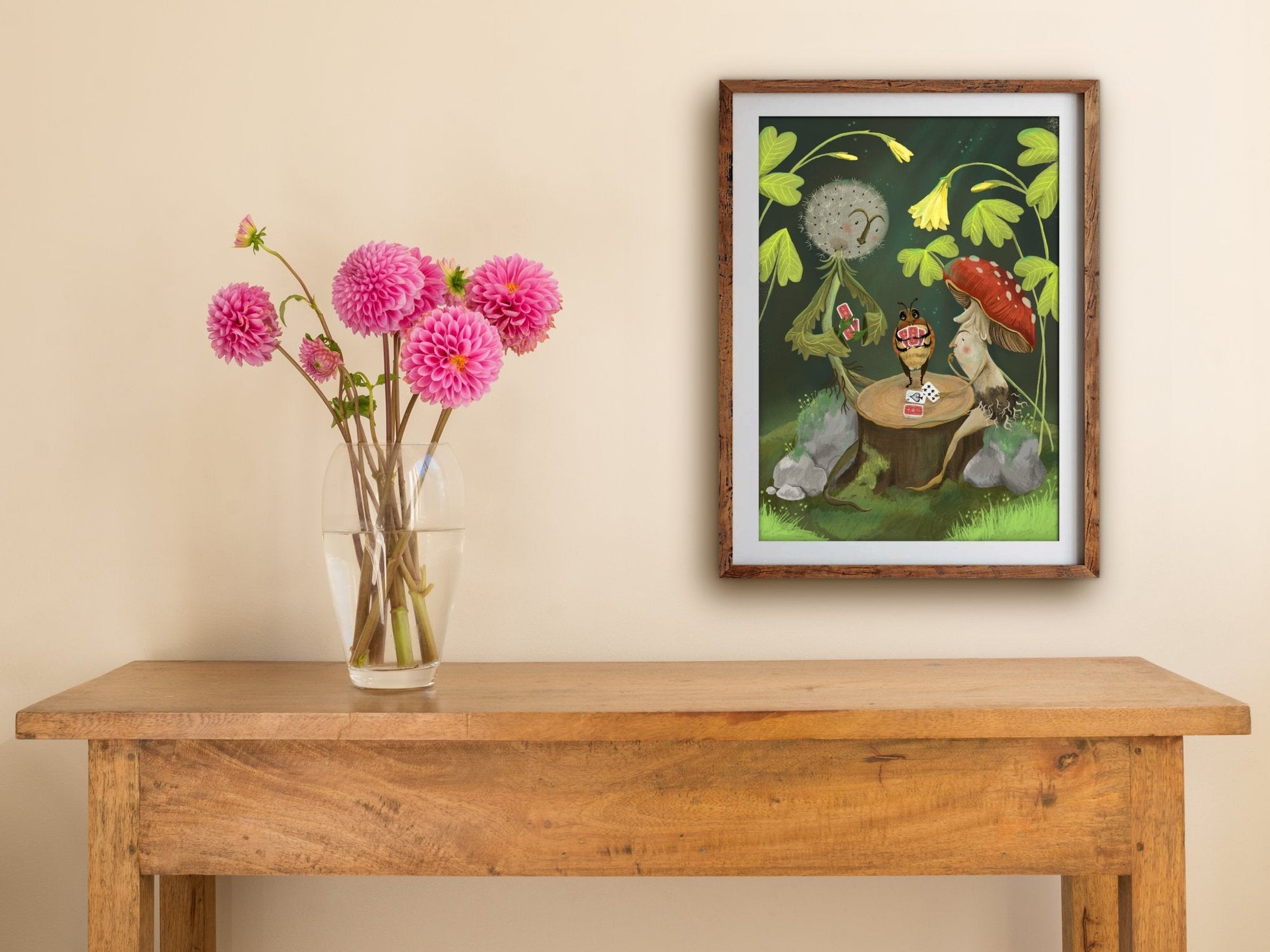 Anna Seed Art | Art Print - Playing Cards - Whimsical illustration, wall art