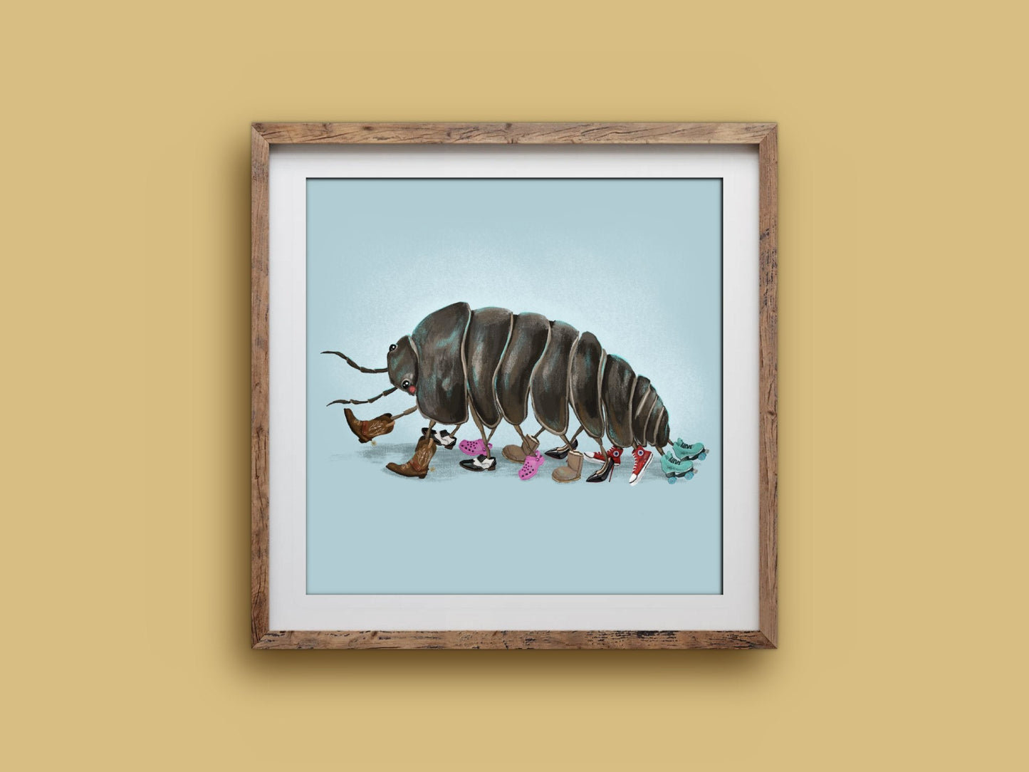 Anna Seed Art | Art Print - Roland's Dream - Cute, funny wall art