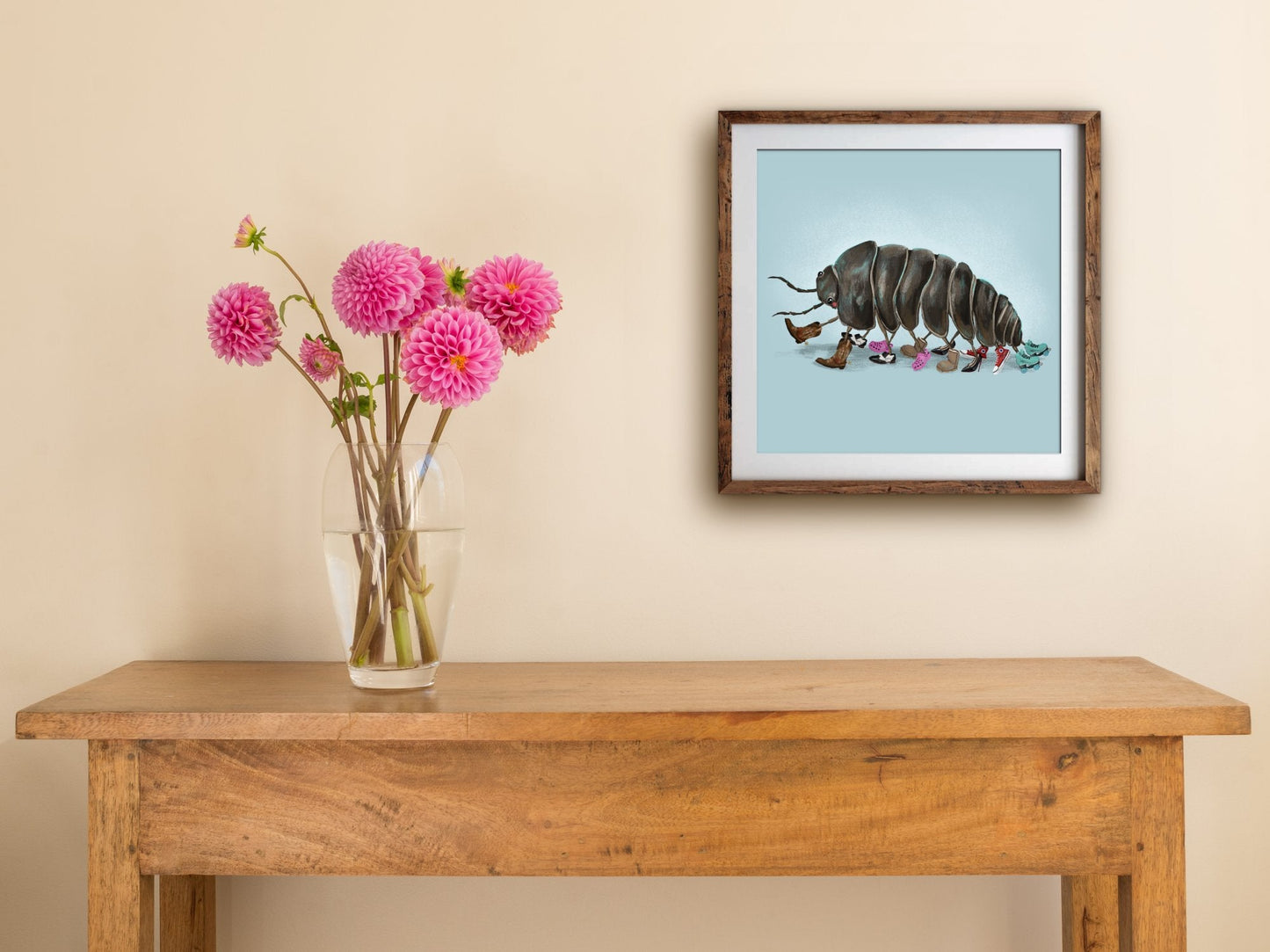 Anna Seed Art | Art Print - Roland's Dream - Cute, funny wall art