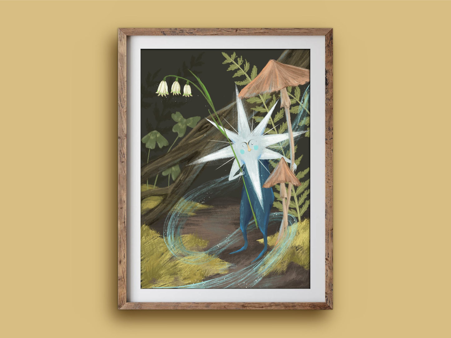 Anna Seed Art | Art Print - Star Sprite - Beautiful fantasy illustration, wall art