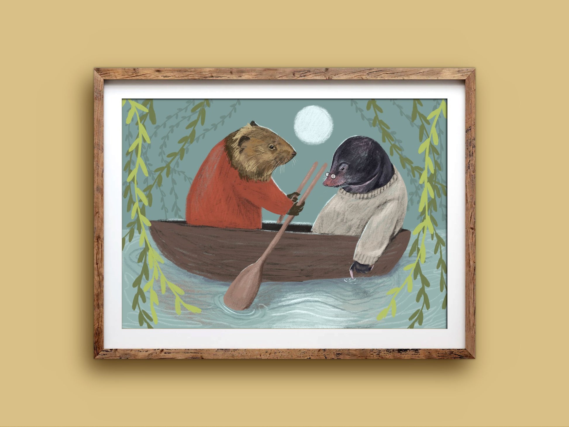 Anna Seed Art | Art Print - Wind in the Willows - Storybook illustration, wall art