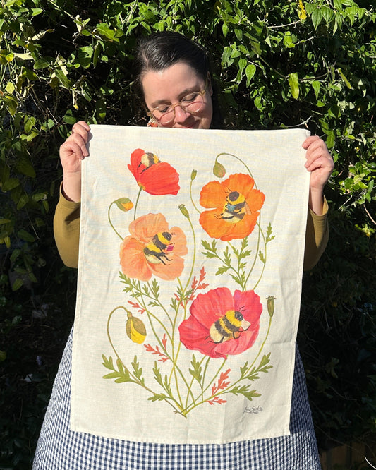 PRESALE - Bee Tea Towel (Cotton)