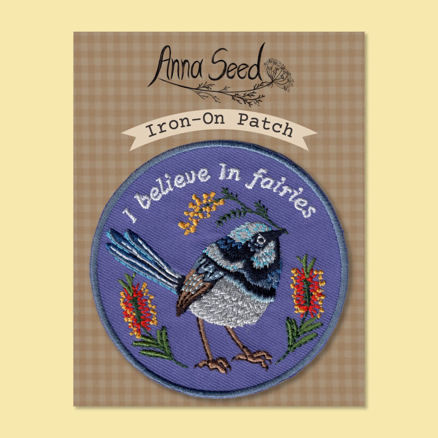 Iron-On Patch - Fairy Wren