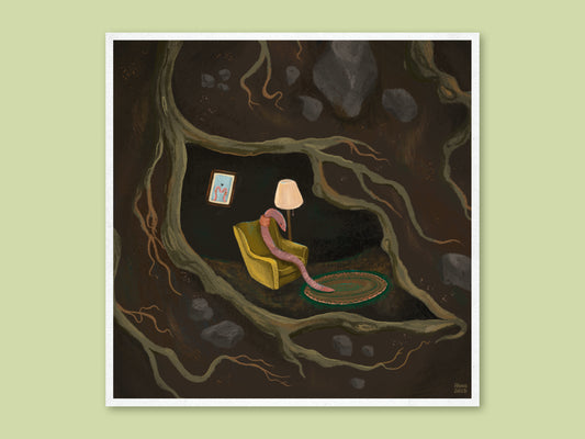 Art Print - If I Were A Worm