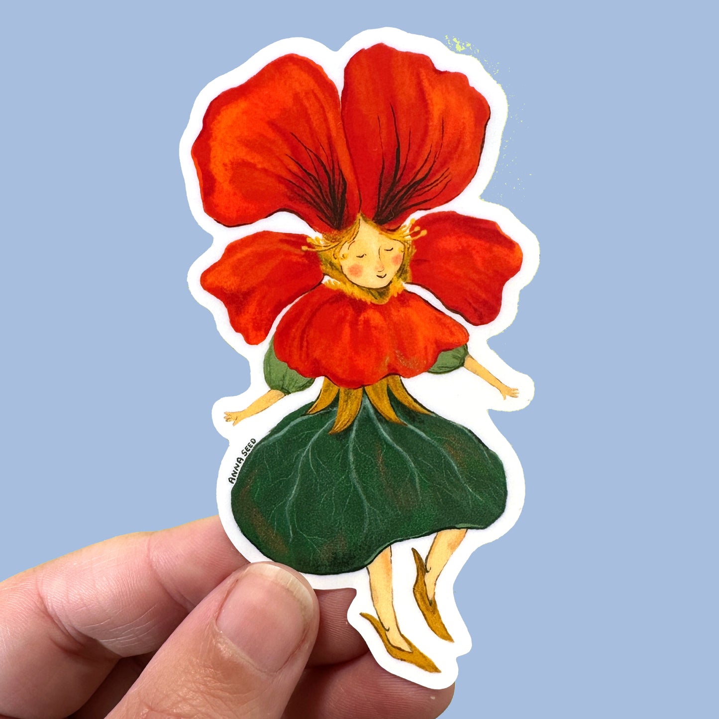 Sticker - Nasturtium Lady