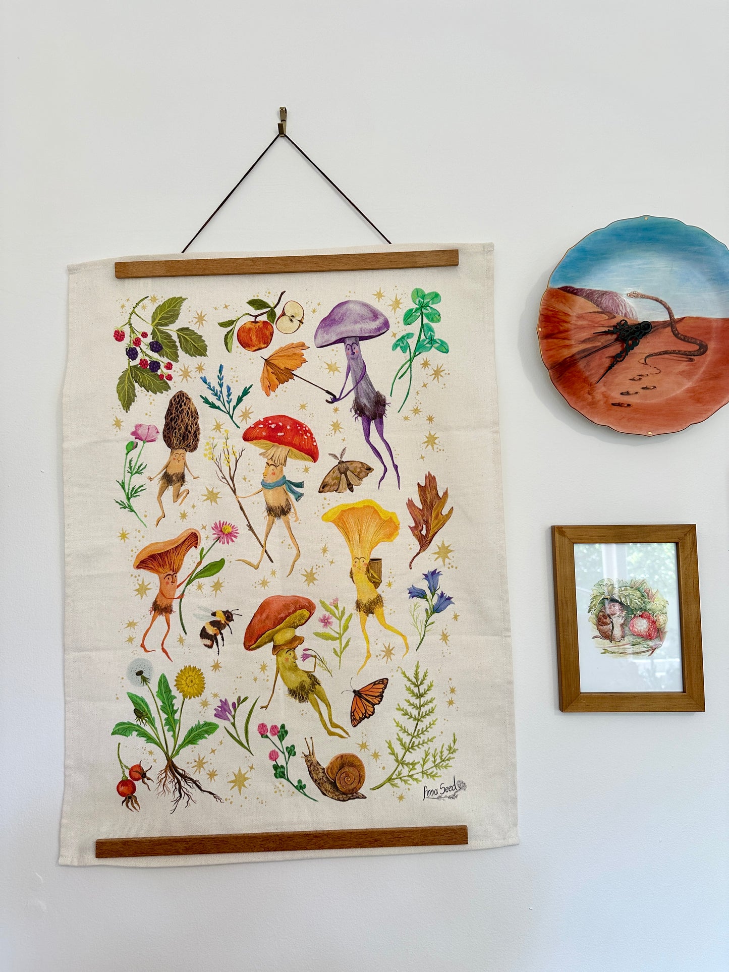 PRESALE - Mushroom Tea Towel (Cotton)