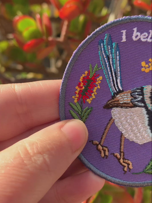 Iron-On Patch - Fairy Wren