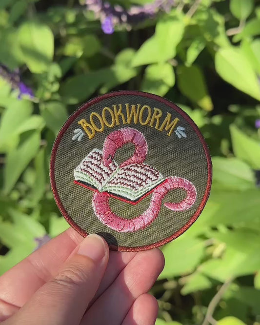 Iron-On Patch - Bookworm