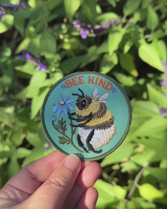 Iron-On Patch - Bee Kind