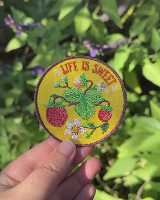 Iron-On Patch - Life Is Sweet