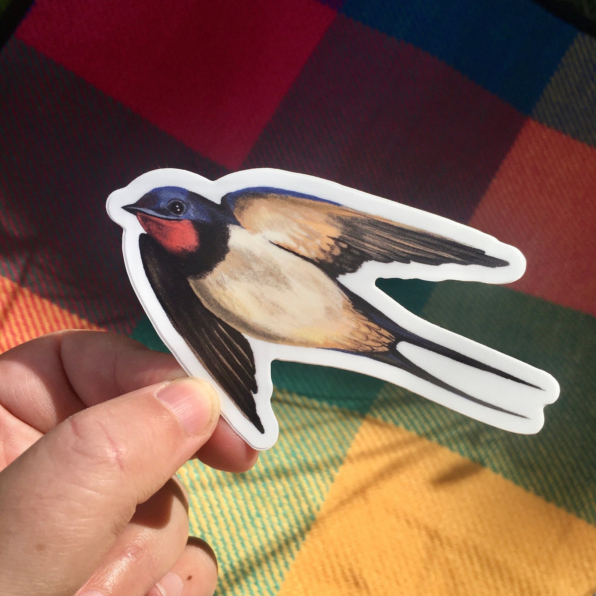 Anna Seed Art | Sticker - Swallow Bird - Matte waterproof vinyl